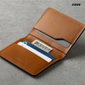 Zays Premium Leather Super Slim Card Holder Mini Wallet Handcrafted Durable Stylish Compact Wallet for Men And Women | Credit And Debit Card Holder Slim Wallet for Travel And Everyday Use (Brown).