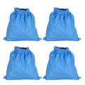 Textile Filter Bags for Karcher MV1 WD1 WD2 WD3 Vacuum Cleaner Filter Bag Vacuum Cleaner Parts MV1 Filter Cover 4Pcs. 