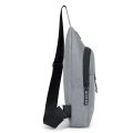 Chest Bag Fashion New Solid Color Men Chest Bag Outdoor Casual Fashion One Shoulder Crossbody Bag. 