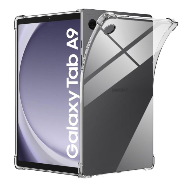 Samsung%20Galaxy%20Tab%20A9-SM-X115/X110%20Dispaly%20Size%208.7%20Inches%20%20Transparent%20Crystal%20Clear%20Back%20%20Cover%20+%20Tempered%20Glass%20Protector%20for%20Samsung%20Galaxy%20Tab%20A9%20(2%20in%201%20Combo)%20-%20Image%204