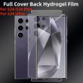 Full Cover Back Hydrogel Film For Samsung Galaxy S24 Ultra Matte HD Clear Screen Protector Film S24Plus S23+ S23 Ultra Not Glass.