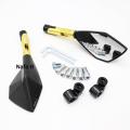 RIZOMA Alloy CNC Racing Side Mirror ( Looking Glass Universal for All Motorcycle). Golden. 