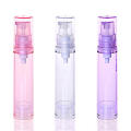 Airless pump bottle Transparent Refillable Empty Plastic bottle Portable Pump Vacuum pressure bottle for Travel Skincare Cosmetic packaging Personal care Beauty enthusiasts.