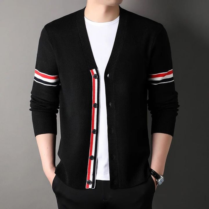 Luxury%20TB%20Fashion%20Brand%20High%20Quality%20Sweaters%20Men%20Slim%20Fit%20V-Neck%20Striped%20Cardigans%204%20Bar%20Clothing%20Cotton%20Casual%20Coat%20Males%20-%20Image%204