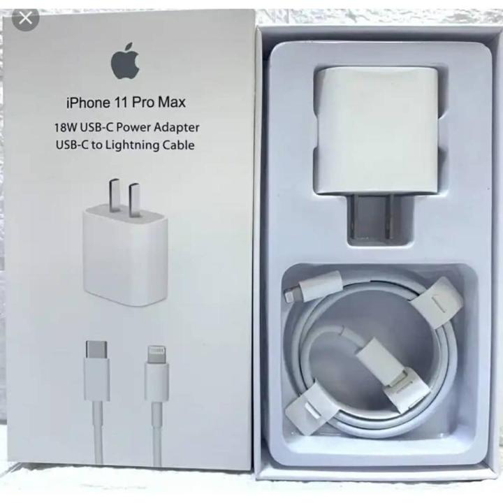 I-Phone 11 Pro Max 18W Fast Charger With USB-C Power Adapter