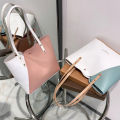 Women's Patchwork Color Bag Large Capacity Shoulder Bags High Quality Pu Leather Handbag Ladies Wild Bags Purses and Handbags. 