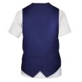 3D T shirt Funny Fake Suit Tuxedo Bow Tie 3D Printed T shirts Men Summer Fashion Short Sleeve Streetwear Fake Suit Vest Tshirt. 