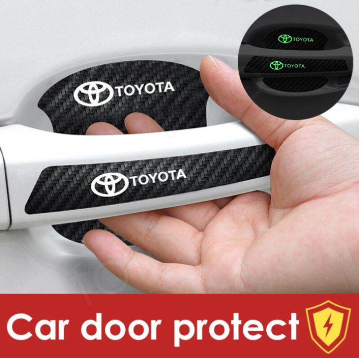 8Pcs/Set%20Car%20Door%20Handle+Bowl%20Anti-Scratch%20Carbon%20Fiber%20Luminous%20Glow%20in%20Dark%20Film%20Protective%20Stickers%20With%20Logo%20For%20Toyota%20-%20Image%203
