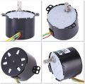 Egg Turning Motor AC Motor 220V CW/CCW 2.5rpm Mini Synchronous Motor 6W with Gear for Automatic Incubator.