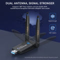 1300Mbps USB 3.0 WiFi Bluetooth 5.0 Adapter 2in1 Dongle Dual Band 2.4G 5GHz WiFi 5 Network Wireless Wlan Receiver DRIVER FREE. 