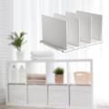 Shelf Dividers Mount Organization Handbags Books Shelf Separators for Towels. 