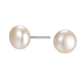 Double Pearl Earring Easy Matching Women Round Big And Small Pearl Ear Studs for Wedding.