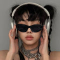 Retro Y2K Style Women Cat Eye Sunglasses Fashion Colorful Mirror Goggles Punk Sports Sun Glasses.