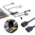 Motherboard RGB SYNC Splitter 5V 3Pin ARGB/12V 4Pin RGB SYNC HUB Transfer Extension Cable For M/B ASUS GIGABYTE MSI.