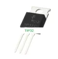 TIP32C TIP32 TIP-32 TIP 32 PNP Transistor 100V 3A 40W 3MHz PNP Transistor Bipolar BJT Silicon Power Transistor TO-220 Package 3 Pin. 