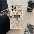 Cellphone Case For OPPO A16 A38 A16K A17 A53 A54 A55 A58 A72 A74 A36 A78 4G A54S A32 A96 F19S RENO 6 Lite Phone Casing Cartoon Matte Popular Angel Eyes Couple Cute Bear Back Cover Shockproof Camera Protective Anti-falling TPU Soft. 
