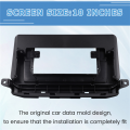 For 4 A8 2019-2023 Car Radio Frame Fascia Panel Android Stereo Player LHD.