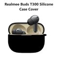 Realme Buds T300 Only cover Premium Artificial Carrying cover Shockproof Earbuds Protective Cover Box For Buds Soft Silicone Bluetooth Headphone Cover. 