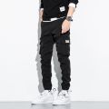 Single Road Mens Cargo Pants Men Sideckets Plain Joggers Tactical Military Trousers Streetwear Pants Men Plus Size 8XL. 