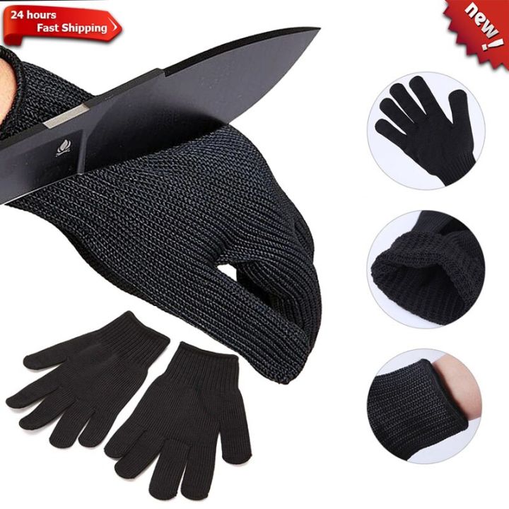 Level%205%20Anti%20Cut%20Protect%20Gloves%20Stainless%20Steel%20Wire%20Metal%20Mesh%20Safety%20Protection%20Gloves%20for%20Kitchen%20Garden%20Outdoor%20Cutting%20Work%20-%20Image%203