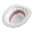 Sitz Bath for Toilet Collapsible Seat Sitz Foldable Squat Free Sitz Bath Folding Sitz Reusable Toilet Sitz Bath Tub Hip Basin for Patient Elderly Postpartum Care Wounds Hemorrhoids Pregnant Woman Perineal Care. 
