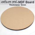 5mm Round Circle MDF Board Sheet Hardboard Sheets for Art and Crafts.