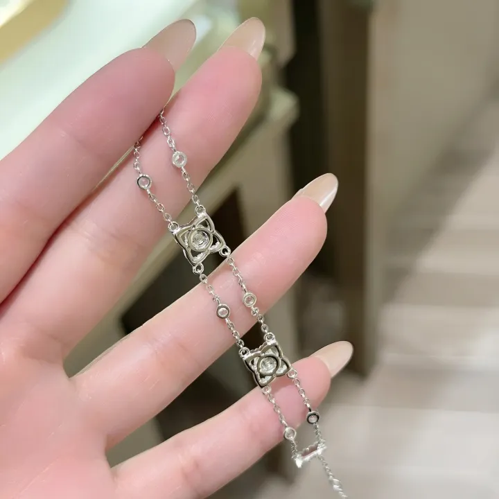 Internet%20celebrity%20same%20lotus%20double-layer%20bracelet%20S925%20sterling%20silver%20niche%20design%20high-end%20plating%2018K%20gold%20lotus%20bracelet%20women%20-%20Image%202