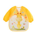 【ALLGOOD】1pcs Children Apron Cartoon Animals Baby Bibs Waterproof Colorful Children Bib Full Sleeve Bibs Long Sleeve Feeding Bibs. 