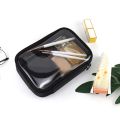 PVC Transparent Cosmetic Bag Zipper Clear Makeup Bags for Women Washing Solid Travel Organizer Toiletry Bag. 