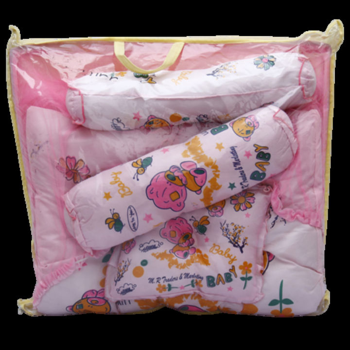 Baby%20Mosquito%20Net%20with%20Bed%20and%20Pillow%20Multi%20Printed%20-%20Image%202