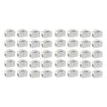 Ethernet Keystone Coupler, 40Pack Cat6 RJ45 Keystone Jack Inline Female Connectors.