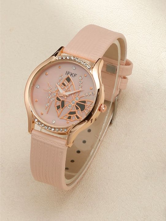 5pc%20Luxury%20Watch%20Women%20Ring%20Necklace%20Earrings%20Bracelet%20Set%20-%20New%20Fashion%20Ladies%20Quartz%20Wristwatch%20with%20Butterfly%20Leather%20Strap%20-%20Image%203