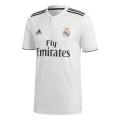2018-19 Real Madrid Home Short Sleeve Jersey - Mesh Cotton -  White. 