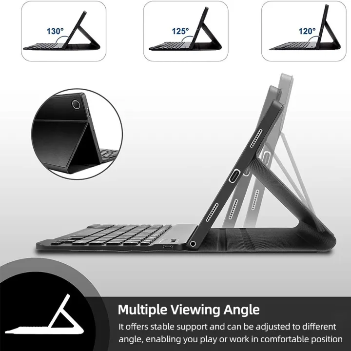 Portable%20Detachable%20Tablet%20Protective%20Case%20with%20BT%20Keyboard%20Pen%20Slot%20Compatible%20with%20Samsung%20Tab%20S6%20Lite%2010.4/P610/P615%20Green-green1%20-%20Image%207