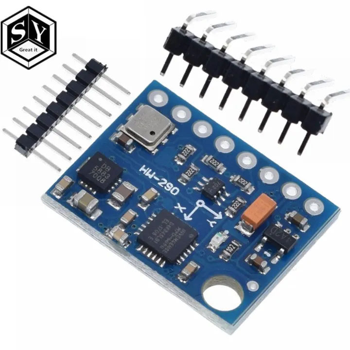 【Mary DAI Store】GREAT  10DOF Module MPU6050 HMC5883L BMP180 GY87 Module GY87 For Arduino