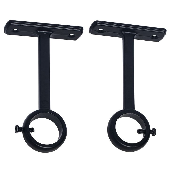 Ceiling%20Mounted%20Curtain%20Rod%20Brackets,%20Heavy%20Duty%20Ceiling%20Bracket%20for%201%20Inch%20Curtain%20Rod%20Holder(Set%20of%202,%20Black)%20-%20Image%202