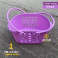 Plastic Baby Basket With Double Handle, Carry Small Storage Basket 1 PIECES. 