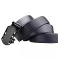 Black Artificial Lether Soft Auto Gear Belt For Men - Belt For Men.