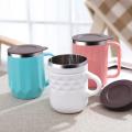 400ml Coffee Mugs Thermos Insulation Stainless Steel Water Bottle Cups Drinkware with Handle Lid Tea Mug for Office Thermo cup. 