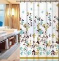 Waterproof Shower Curtain With 12 Rings For Bathroom Toilet.