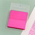 50Sheets Transparent Sticky Notes Waterproof Colorful Clear Memo Pad Posted It Self Adhesive Memo Message Reminder Office School.
