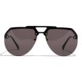 Premium Aviator Shaped Black Sunglass For Men From Lunettes - Traore Black. 