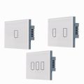 Smart Switch for Broadlink Wall Light, App Control, Glass Panel, Alexa and Google Home Compatibility, Model 2. 