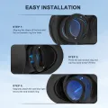 VR Lens Protector Ring Anti Blue Light Magnetic Eyeglasses Lens Anti-Scratches Glass Spacer Protection Frame Protection Accessories Compatible For Meta Quest 3 VR Headset Lens. 