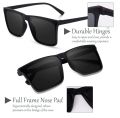 New Trendy Look Double Poly Famous Very Stylish Black Sunglass For Men 2024 - Sun Glass For Men fashion. 