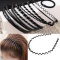 10pcs Unisex Metal, Plastic Hoop Hair Band Girl Men`s Head Band Accessory. 