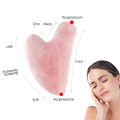 1pc Heart Shape Resin Gua sha Massage Scraper Face Massager Acupuncture Gua Sha Board Acupoint Face Eye Care SPA Massage Tool. 