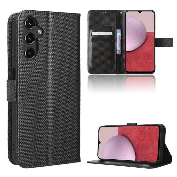 Wallet leather for Samsung Galaxy A14 5G case magnetic book stand flip card protection cover