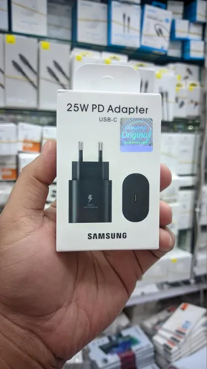 Samsung%2025W%20Watt%20USB-C%20PD%202Pin/3Pin%20Fast%20Charging%20Power%20Adapter%20Made%20in%20Vietnam,Black%20-%20Image%202