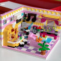 Creative Mini Room Kitchen Bedroom Building Blocks City Friend Play House Set Apartment Model Assemble Bricks Girl Miniature Toy KankongAgu. 